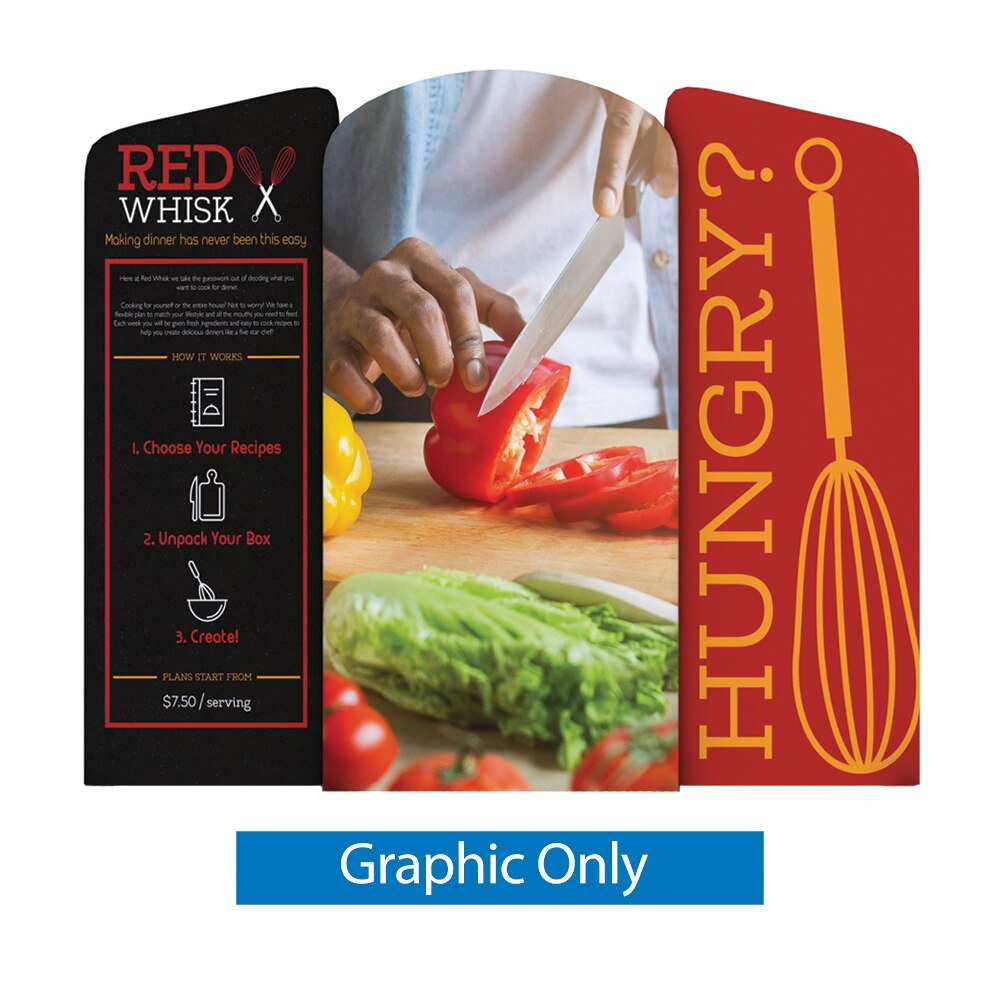 EZ Tube® Connect 10 ft. Kit B (3 x 4 x 3 ft) — Double Sided Graphic Only